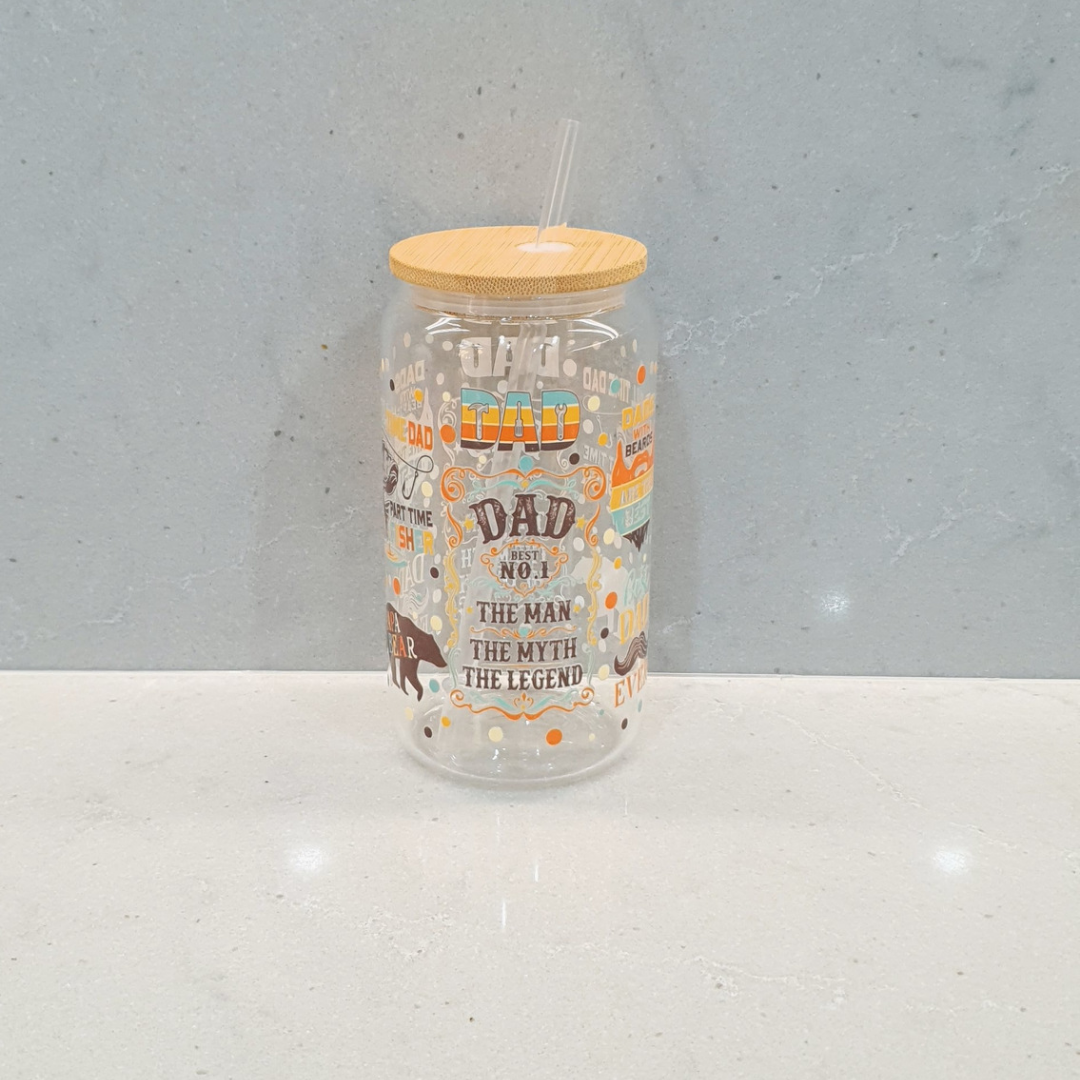 16oz Glass Can - DAD