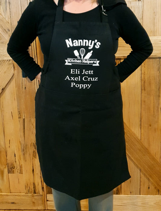 Personalised apron