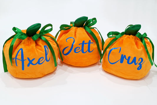 Personalised Halloween Pumpkin Bags